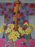 Daffodils and Kimono